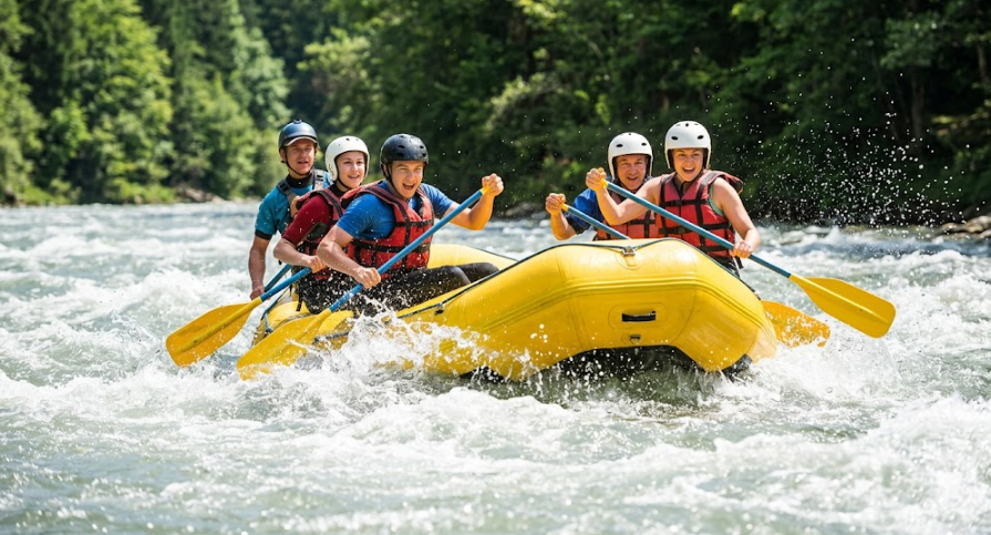 Rafting na divokej vode